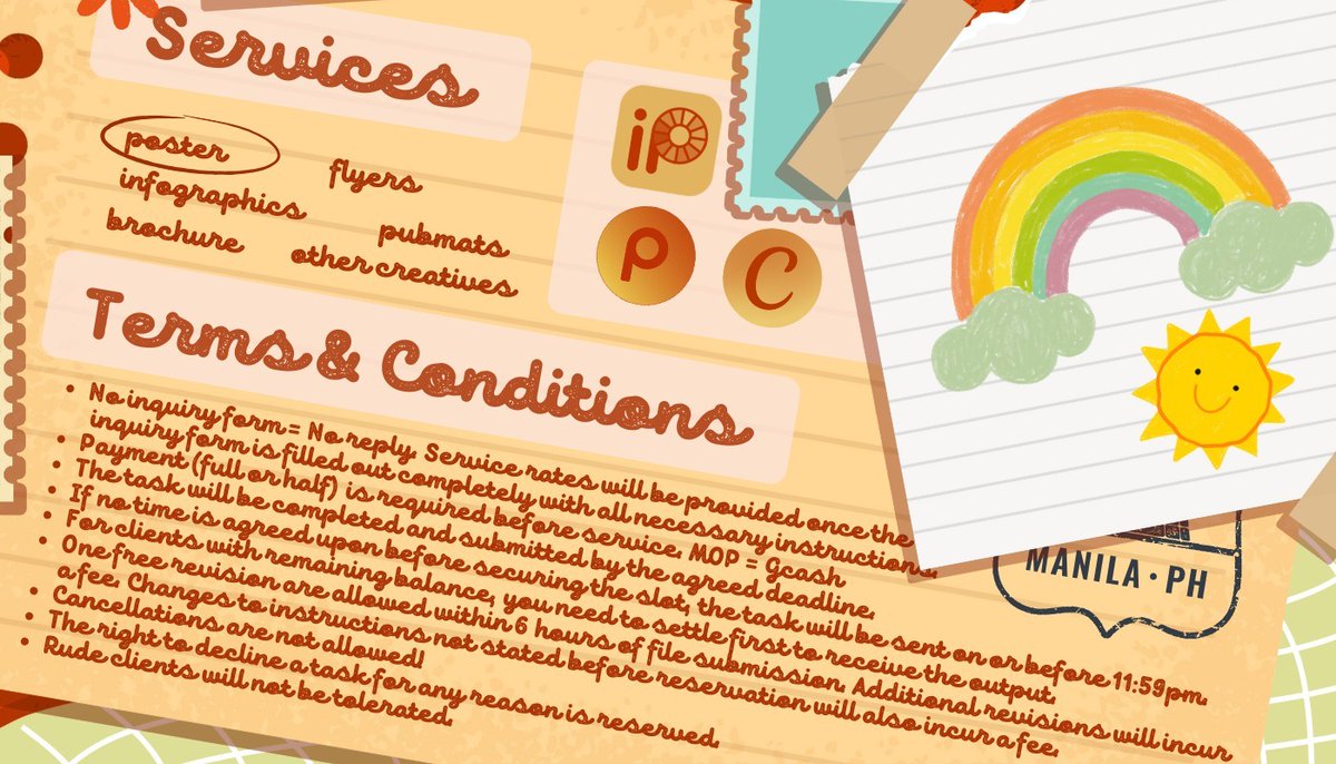 𝙗𝙖𝙨𝙞𝙡𝙮𝙤.ᐟ 𝙗𝙖𝙨𝙞𝙡𝙮𝙤.ᐟ

🌞mabuhay! this is basilyo, your friendly neighborhood graphic designer. let’s color the world, one design at a time!

⤹💬: #likhangbasilyo
⤹💬: jaycommss2024.my.canva.site/portfolio
🎨 former @/jay_commss