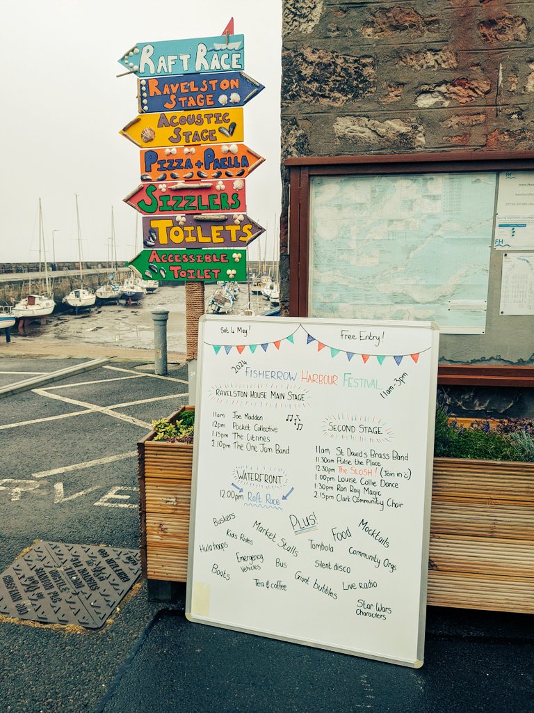 IT'S TODAY! Fisherrow Harbour Festival 2024! ☕⛵🚒⚓🫧🍦🍕🥘🥳🎨