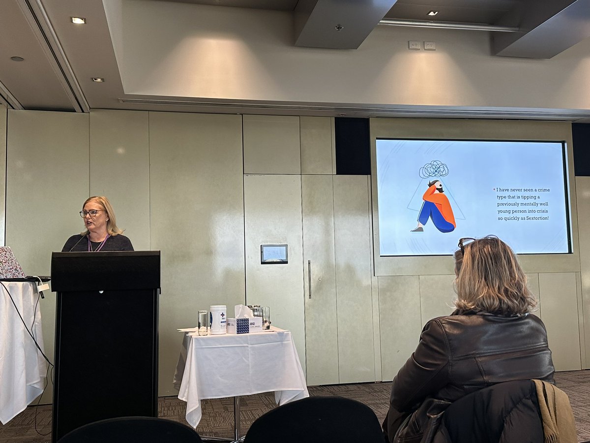 ASPOG (@aspogau) on Twitter photo Susan McLean <a href="/TheCybercop1/">Susan McLean</a> giving our final talk for #ASPOG24, speaking to the horrifying phenomenon of technology facilitated sexual abuse. Susan McLean <a href="/TheCybercop1/">Susan McLean</a> giving our final talk for #ASPOG24, speaking to the horrifying phenomenon of technology facilitated sexual abuse.