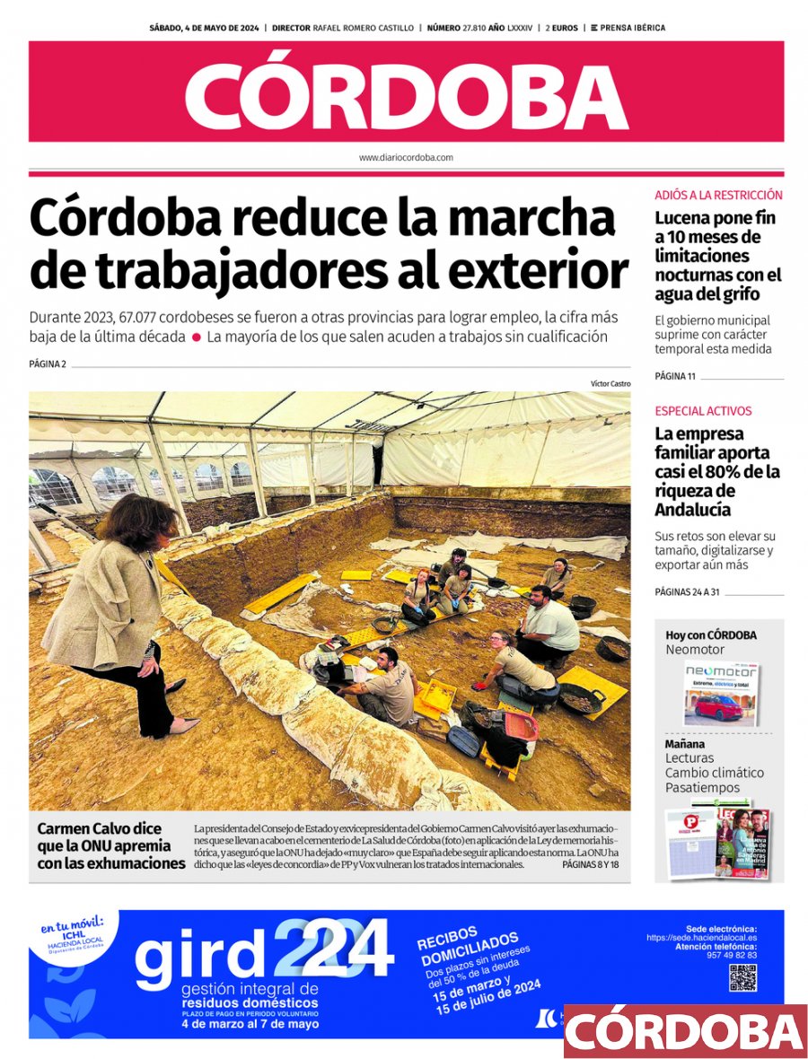 📰 EN PORTADA / Así viene la prensa en el día de hoy 👇