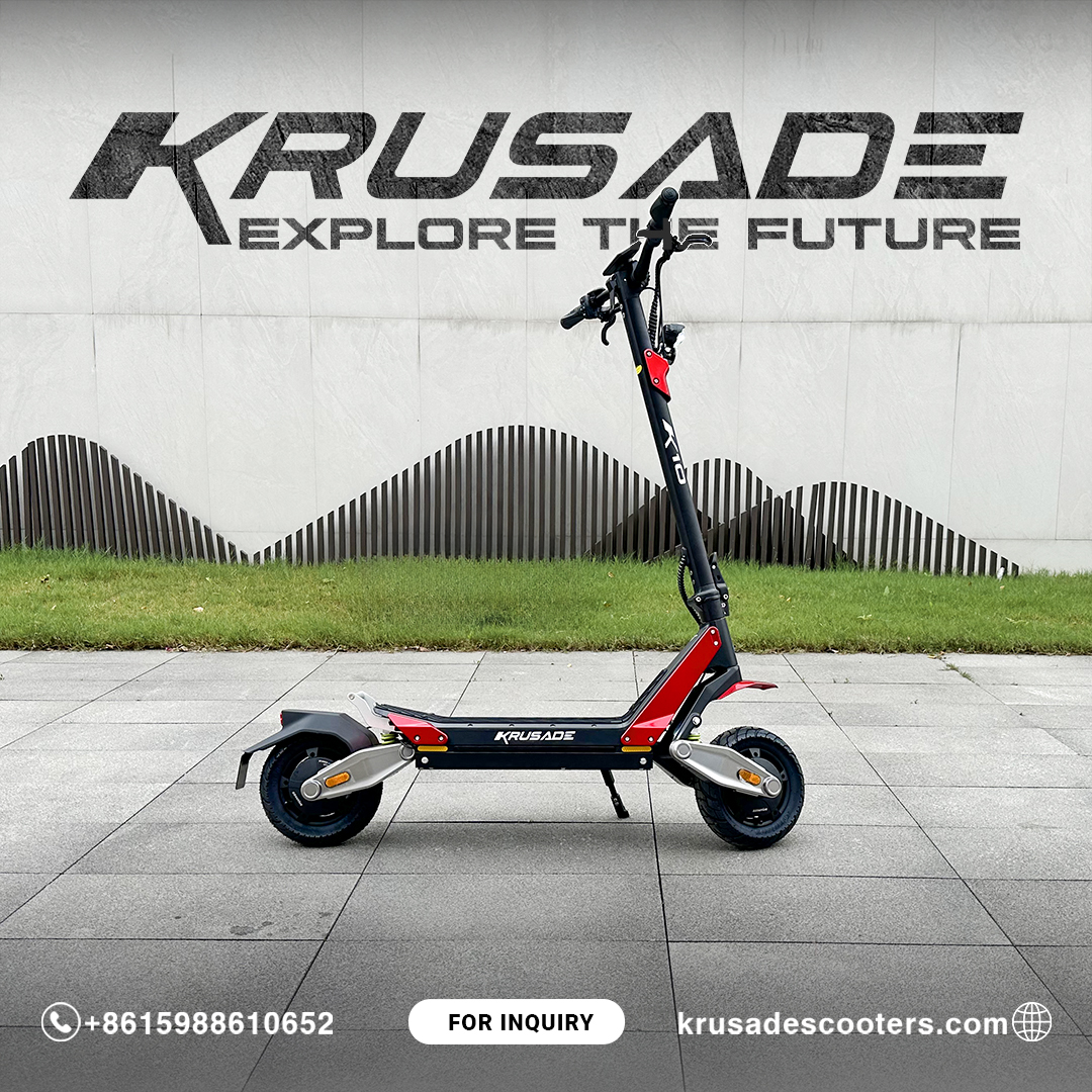 Let's build the eco-friendly world with KRUSADE Scooters.⚡🛴

🌐 Explore more at krusadescooters.com

#Chinacycle #chinacycle2024 #KRUSADE #KRUSADEK10 #KRUSADEK10+ #KRUSADEK10GT #SPARKEEScooter #KRUSADEScooter #Electricscooter #Electricscooters #Electricmobility #Escooter