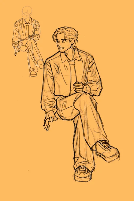 practice  shoutout brush from my sister teehee 