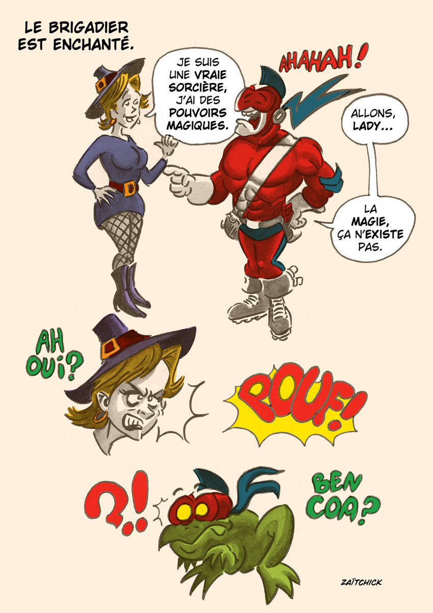 BlaguesDessins's tweet photo. Le #DessinDePresse de Zaïtchick : Le Brigadier est enchanté
Retrouvez les dessins de Zaïtchick sur : https://t.co/VQNx0gcoo7
#DessinDeZaitchick #ActuDeZaitchick #Humour #LeBrigadier #SuperHérosPatriotique #Sorcière #Magicienne #Magie #PouvoirMagique https://t.co/aLWOVejDMA