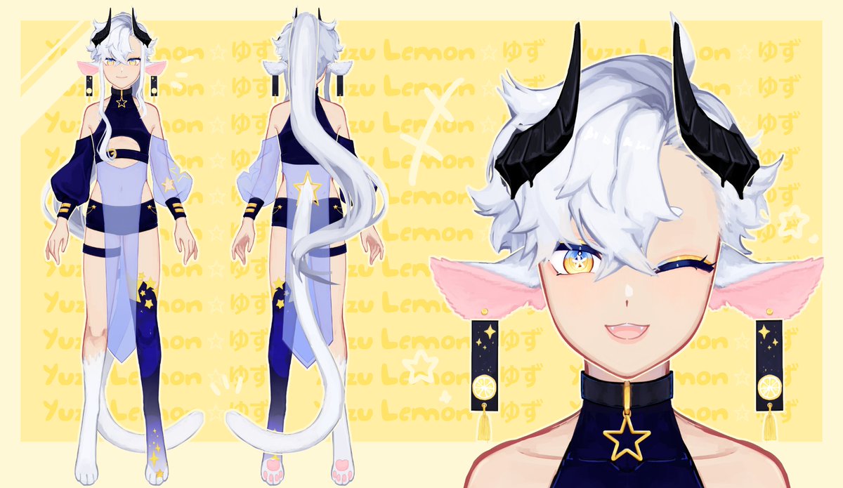 bluefishlulu's tweet photo. ‼️ SELLING OLD VTUBER MODEL 🍋✨

$500 OBO

Includes: 
- Fullbody model (ready to rig!)
- 5-6 big pieces of art
- lots of doodles n sketches

Add-ons:
$450 for me to rig it ;3
$30 to draw 3 emotes ;3

Please share around! 🤍 https://t.co/davdJPZ3Iu