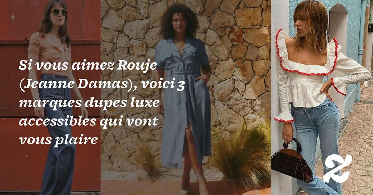 Si vous aimez Rouje (Jeanne Damas), voici 3 marques dupes luxe accessibles qui vont vous plaire ➡️ l.madmoizelle.com/CUy