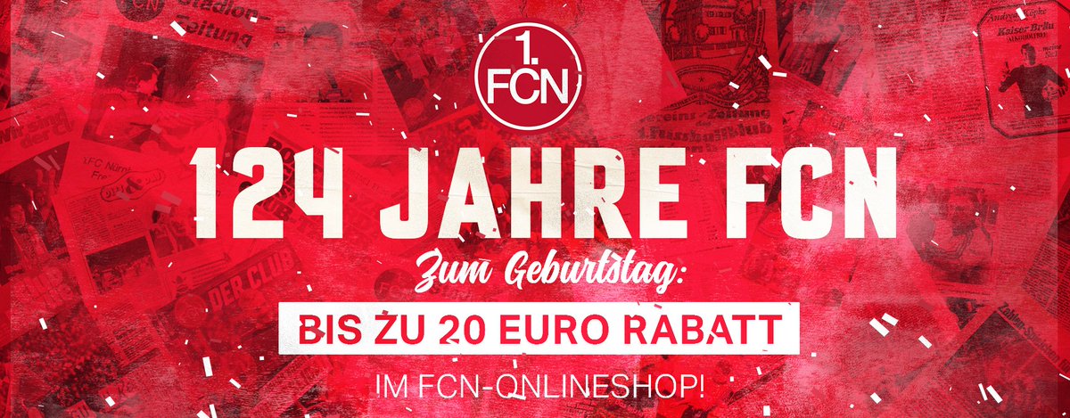 🛒 Jetzt im Online-Shop vorbeischauen und Geburtstagsrabatt sichern 👉 0cn.de/geburtstag-rab… #fcn