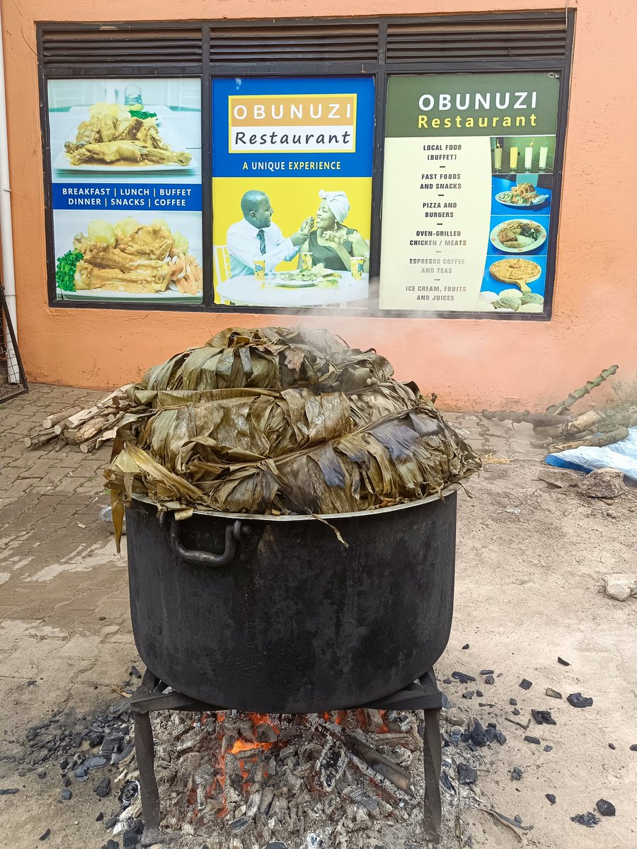 This is Matooke for today's 350 wedding Guests. #ObunuziCafe #OutsideCatering. Tel: 0758852130 / 0765032083.