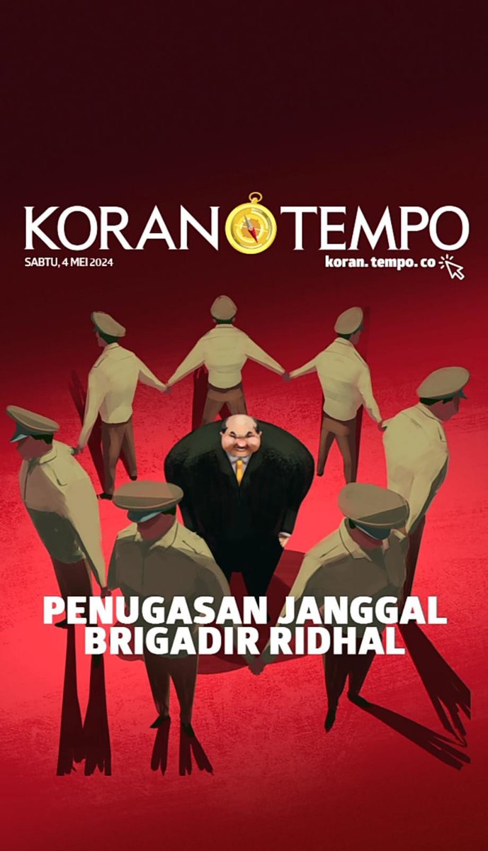 Penugasan Janggal Brigadir Ridhal Keluarga tak menyanggah kesimpulan Brigadir RA bunuh diri. Namun alasan keberadaan Ridhal di Jakarta masih menjadi misteri. Simak edisi terbaru Koran Tempo, hanya di koran.tempo.co #korantempodigital #KoranTempo