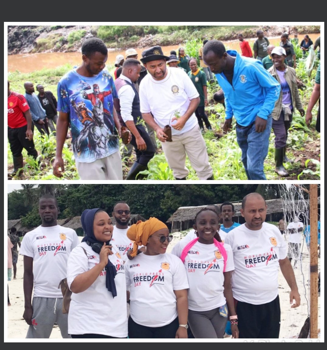 From participating in tree planting in Korogocho, Nairobi, to joining hundreds of Mombasa residents and media colleagues in commemorating World Press Freedom Day with a 10-kilometer walk and a cleanup of Nyali Beach. Let's keep inspiring change.