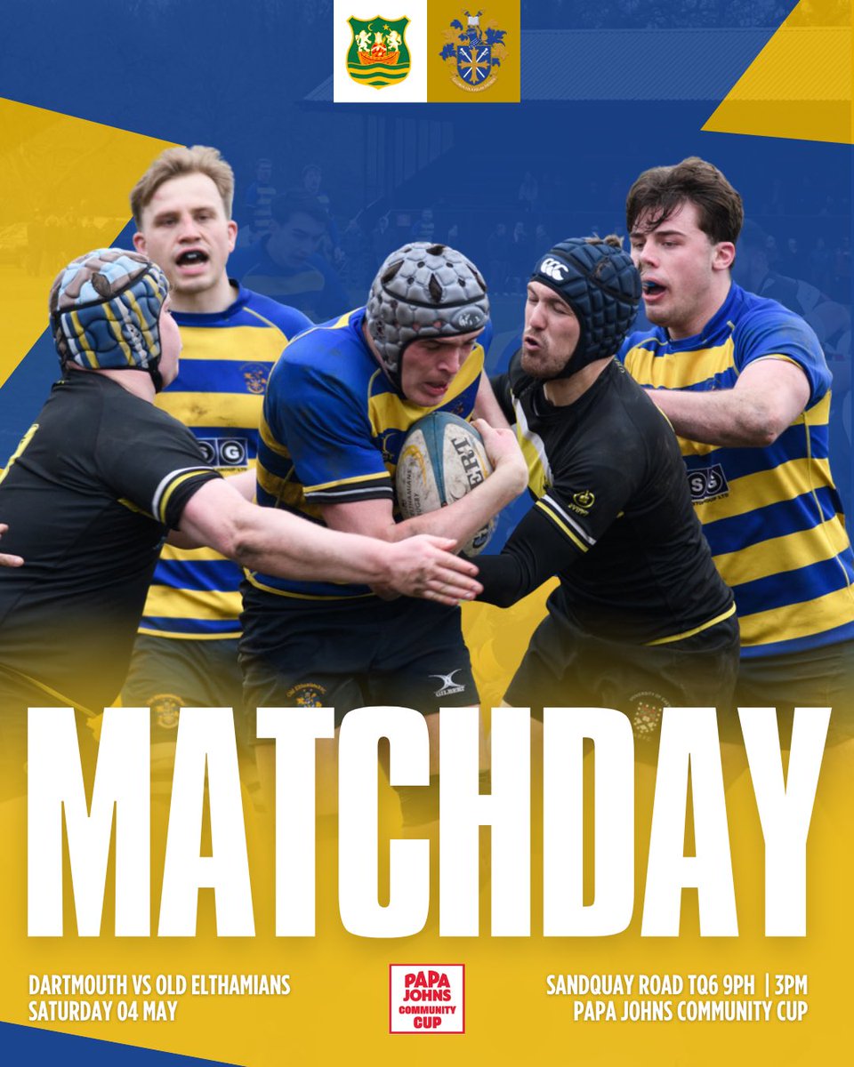 🔷 MATCHDAY 🔶 Here. We. Go. Safe journey to our players, coaches and supporters making the long trip to @DartmouthRFC today. Come on, boys!!! 👊👊 #WeAreOEs #oneclub #upforthecup🏆