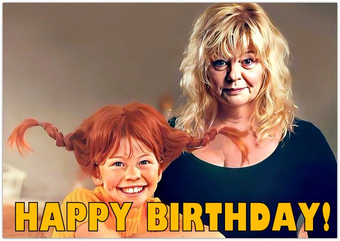 Hoy cumple años Inger Nilsson, actriz que dio vida a Pippi Långstrump (hija del personaje que tengo de foto de perfil). Felicidades y gracias por aquel trabajo que tanto alegró mi infancia y al que aún hoy homenajeo con Beppe Wolgers de avatar. #Pippi #FelizSabado
🍾🥂🎁👏👏👏