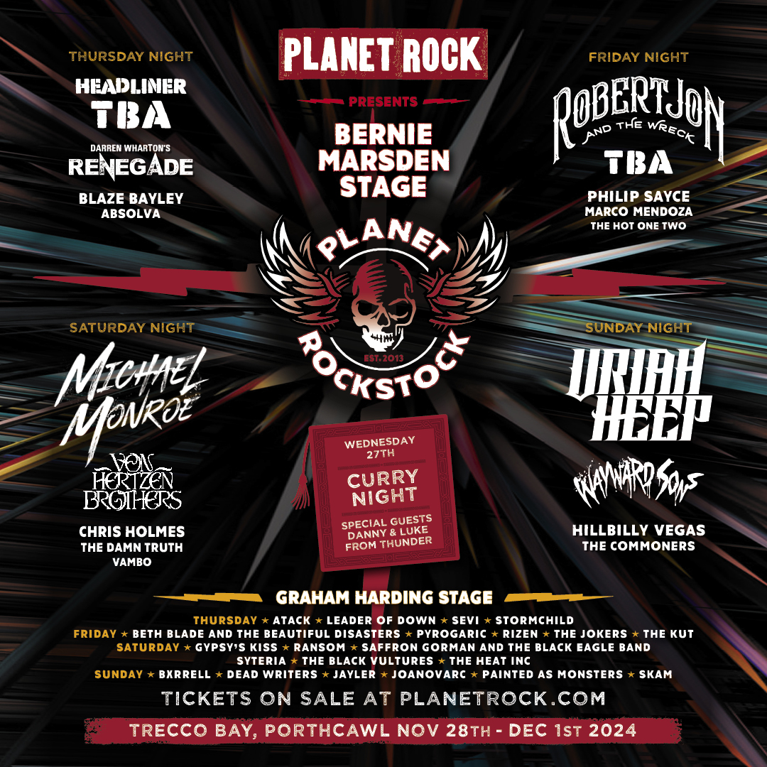 We are thrilled to announce that we will be appearing at Planetrockstock in November, see you there. #planetrock #planetrockstock #cleopatrarecords #sonyatv #heavyrock