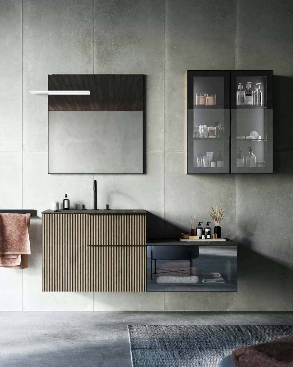 Elevate your space with a compact vanity that bursts with personality, adding flair to any room.

@miamiironside #architecture #modern #contemporary #style #luxurybathroom #bathroomvanity #vanity #miami #designer #interiordesign #interiordesigner #interiordesignideas #design