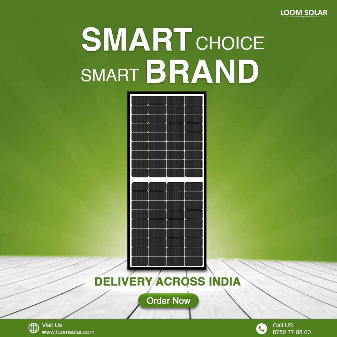 Step into a brighter future with solar energy with the undisputed smart choice and the brand committed to quality, performance, and sustainability. 
.
.
#loomsolar #अपना_घर_अपनी_बिजली #rooftopsolar #solarsubsidy #electrictybill #powercut