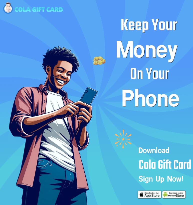 Use Cola as your mobile banking and exchange gift cards for money！
#sellgiftcards #giftcard #Earnmoneyonline