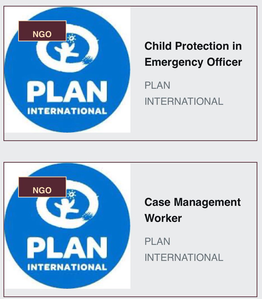 Plan International is hiring in Uganda. - Case Management Worker: jobnotices.ug/job/case-manag… - Child Protection in emergency Officer: jobnotices.ug/job/child-prot…