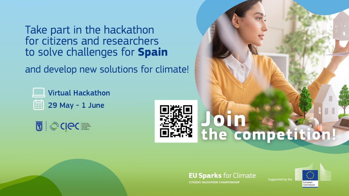 ¿Te gustaría participar en el primer Campeonato Europeo de Hackathon Ciudadano?

El #CIECMadrid será el anfitrión de este nuevo reto organizado por la Comisión Europea, del 29 de mayo al 1 de junio.

Encuentra toda la información e inscríbete ahora en ciecmadrid.es/actividades/eu…