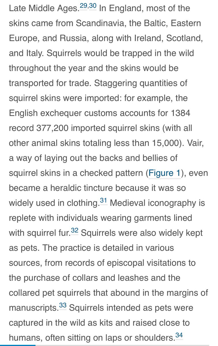 Medieval Europe was crazy for squirrel fur, squirrel skin, and even pet squirrels. New DNA research suggests that infected squirrels transmitted leprosy to humans. cell.com/current-biolog…