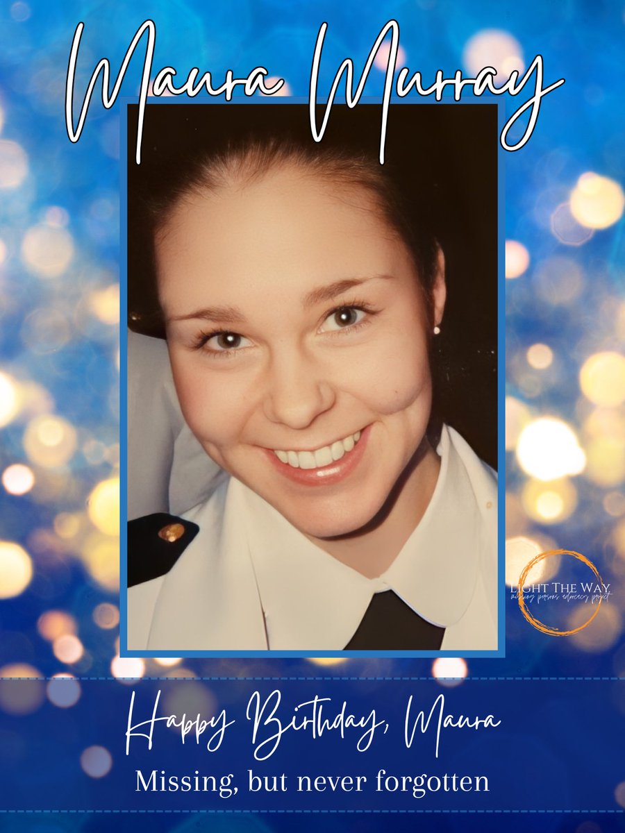 Join us in wishing #missing woman #MauraMurray a happy birthday. Maura has been missing from Haverhill, #NewHampshire since February 9, 2004. Her family continues to advocate for answers and justice. 

Missing, but never forgotten. 

To learn more about Maura’s story visit the…