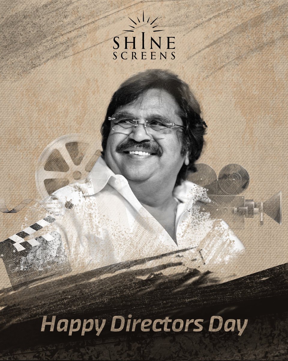 A day to commemorate and celebrate the legend of Indian Cinema - #DasariNarayanaRao Garu.

Wishing all creators who are making cinema and weaving magic a very Happy Directors Day.