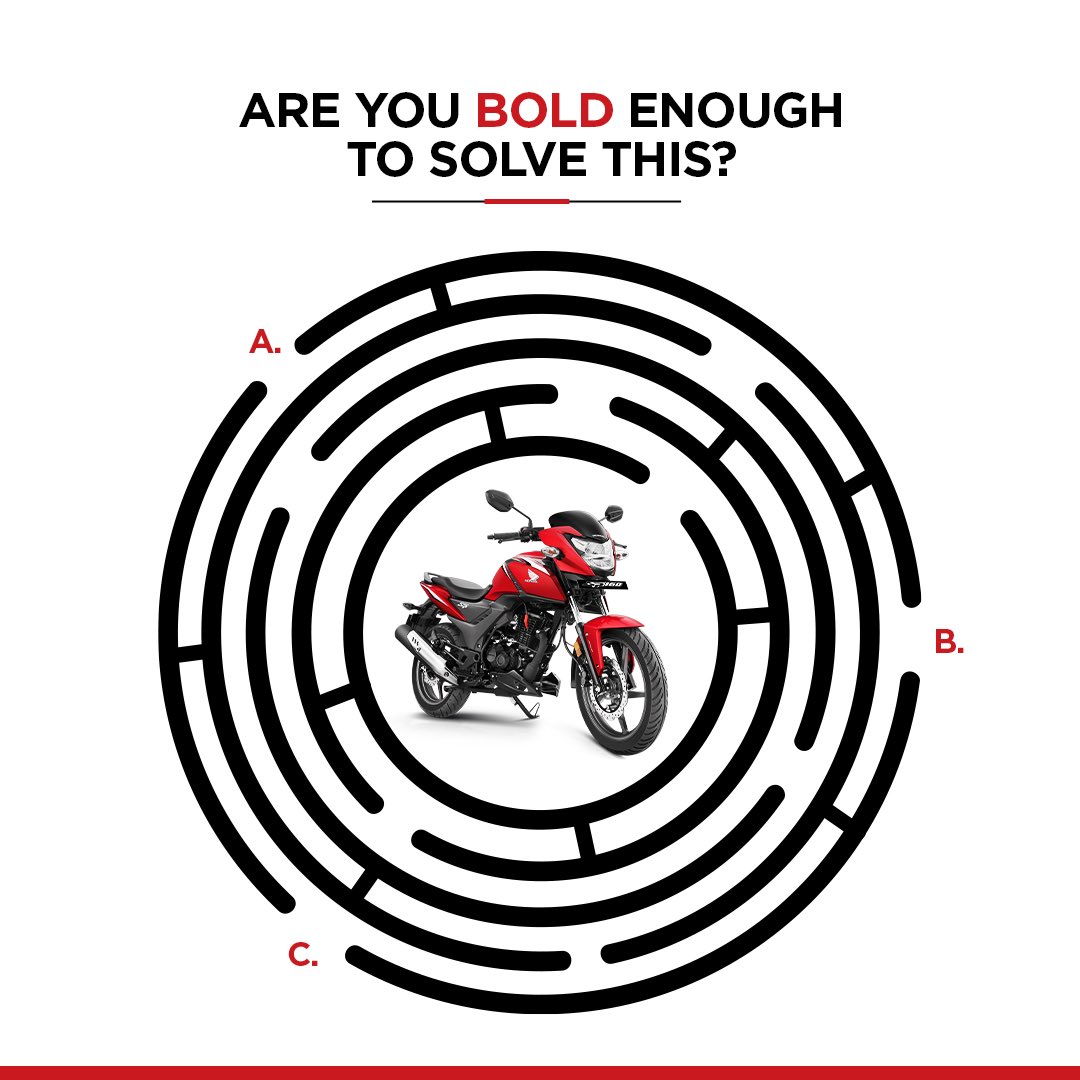 Are you bold enough to solve this?

#Honda #ThePowerOfDreams