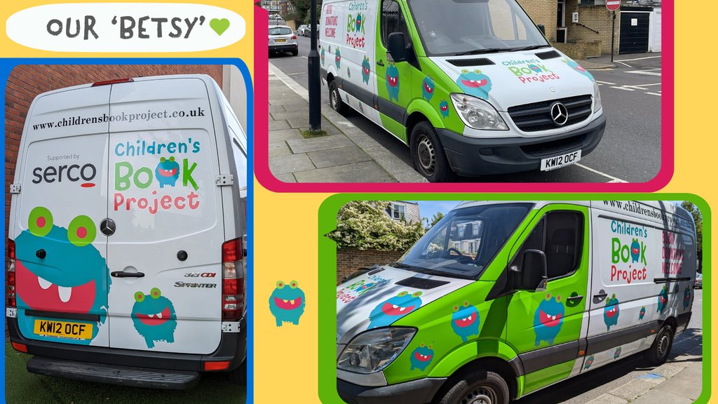 Our fantastic 'Betsy' means we can collect more donations, reach more communities, and deliver even more incredible stories to kids who might not otherwise have access to books. A HUGE thank you to our incredible donor @sercogroup for making this a wonderful reality for us.