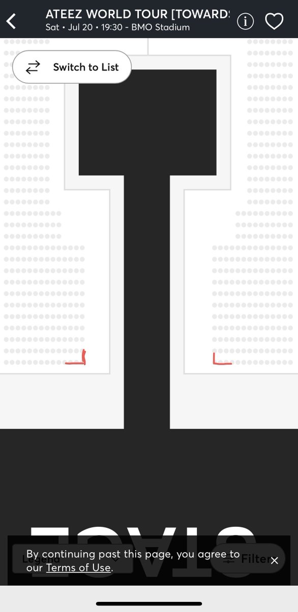 WTB 
1 ticket preferably one of the red highlighted ones for ATEEZ TOUR IN BMO LA
Willing to pay over fv.
Dm me with your offer🫶🫶
#ATEEZTOUR #ateezwts #Ateezpresale