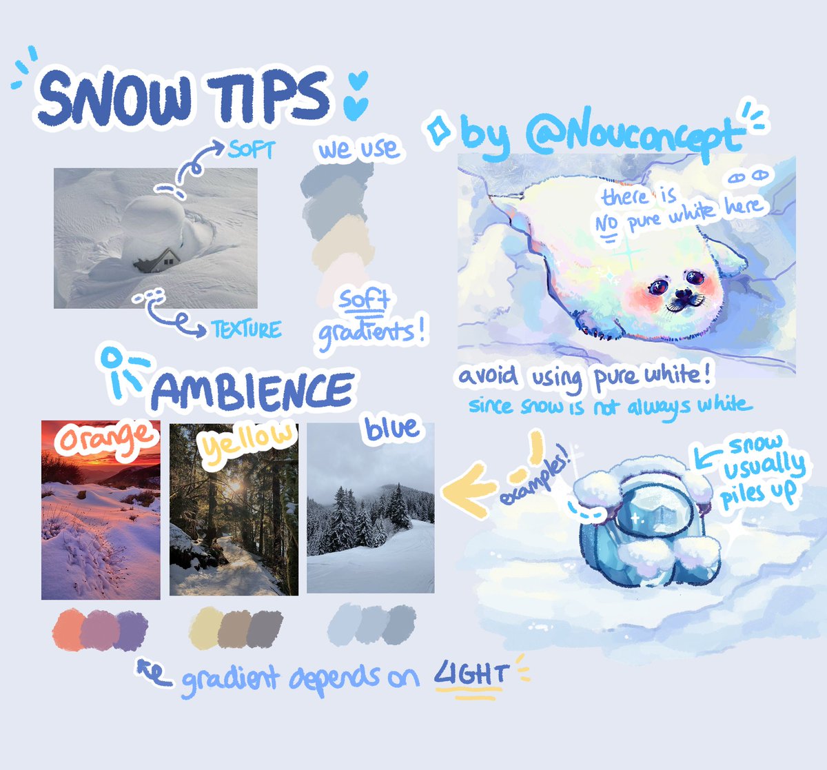 small snow tips??? maybe?? 💙❄️
