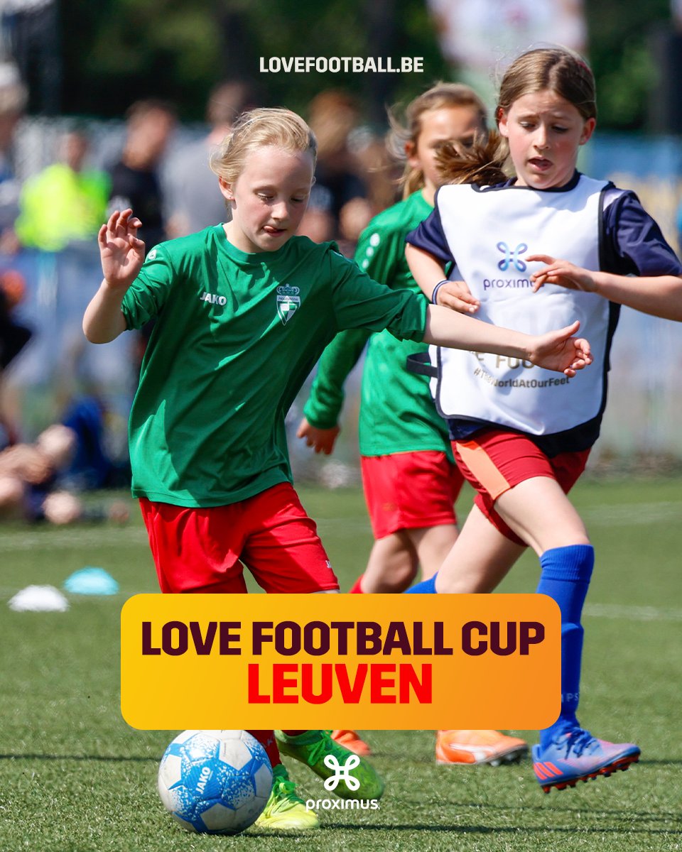 😍 Guess who's back? The #LoveFootball Cup! Join us on Wednesday 8/5? 🤝 Register here ➡️ lovefootball.be/cup