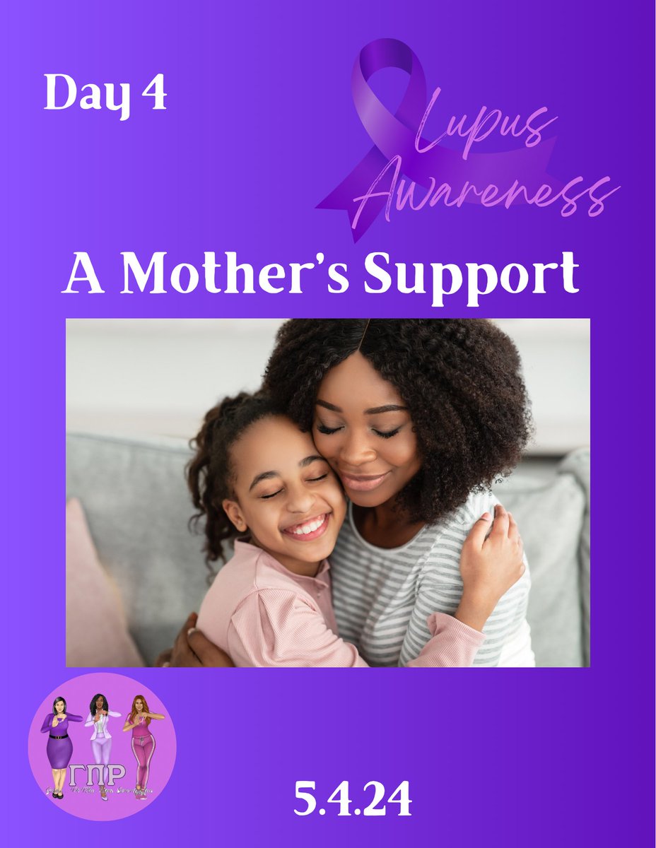 Behind every lupus warrior is a mother's unwavering support, a strength that knows no bounds. 💜 #LupusWarrior #MotherlyLove #GammaPiRhoLupusSororityInc