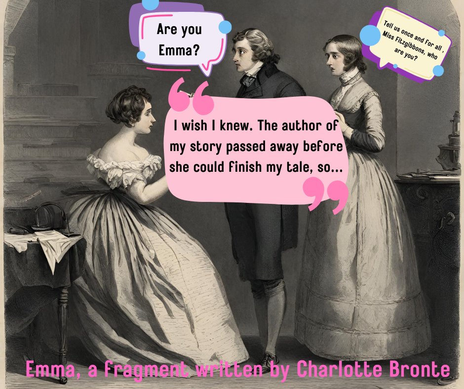 Are you a fan of Charlotte Bronte's work? Check out this blog I wrote for the Jane Austen Summer Program. It's all about Bronte's fragmented piece entitled 'Emma'.
janeaustensummer.org/post/emma-a-fr…

#CharlotteBronte #fragments #unfinishedwork #Emma