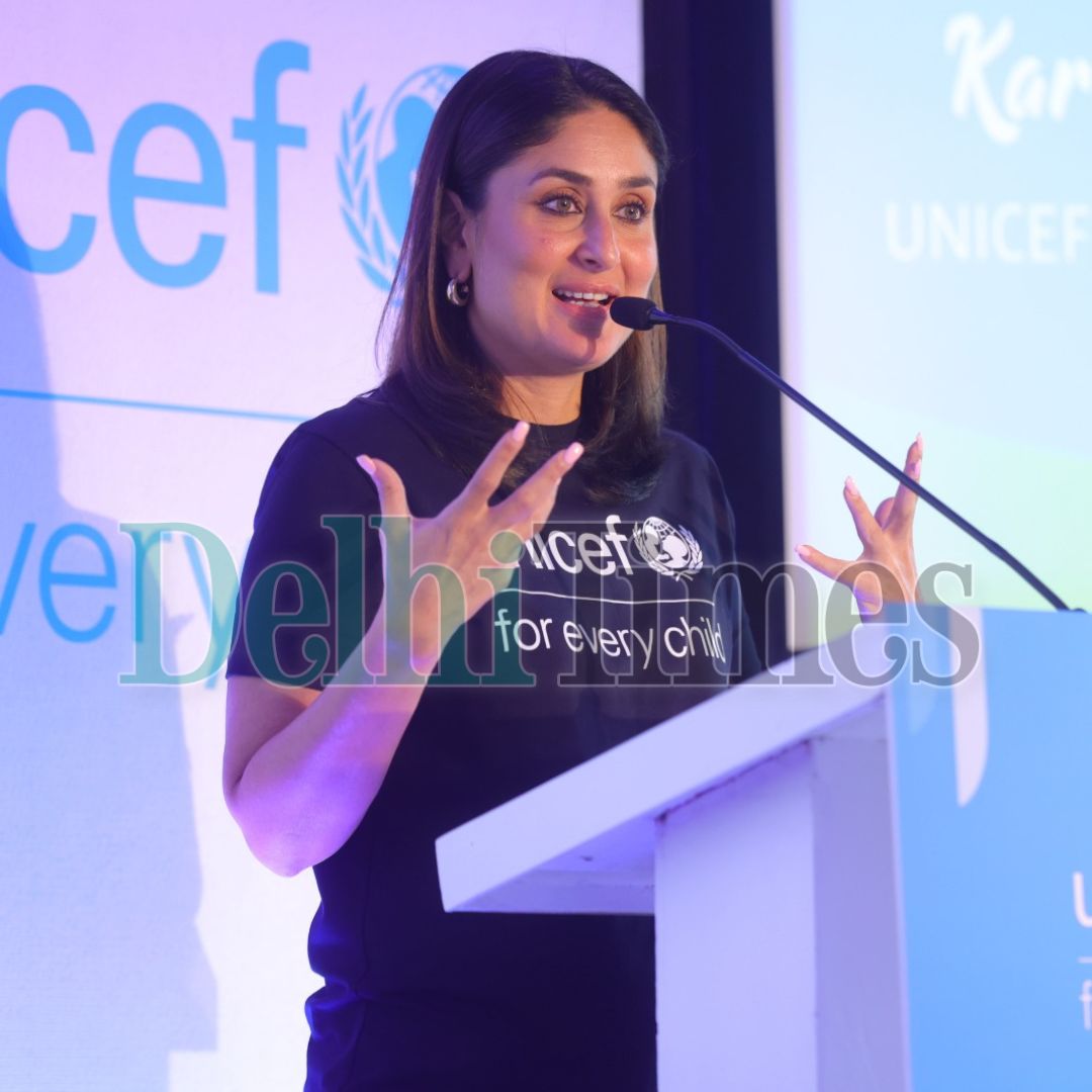 . @UNICEFIndia appoints #KareenaKapoorKhan as its National Ambassador in Delhi #KareenaKapoorKhan #UNICEF #India