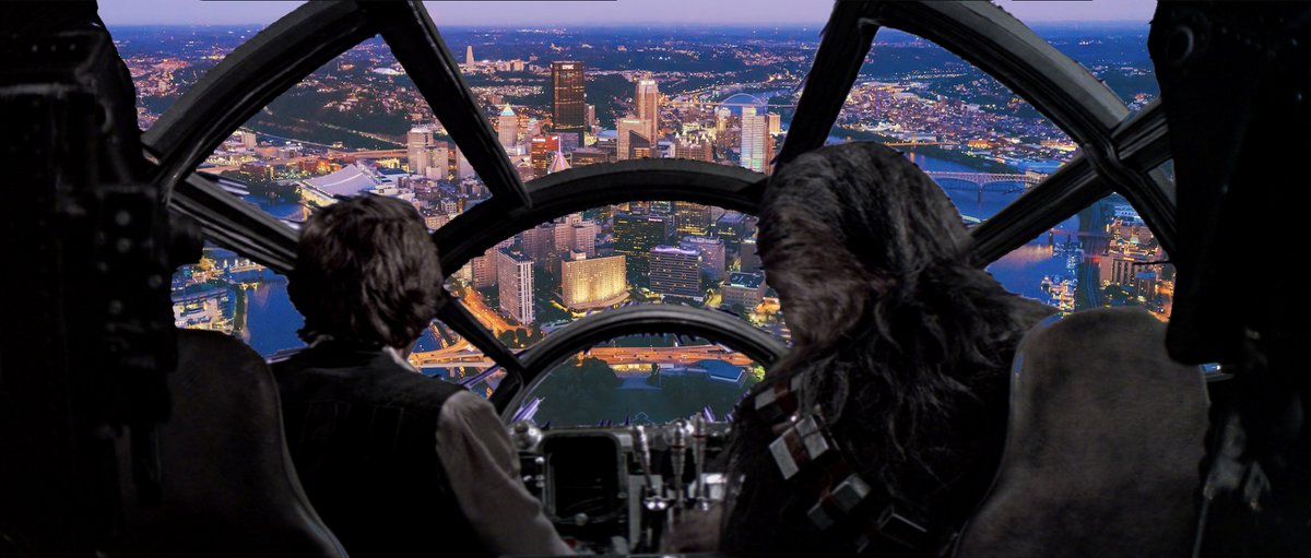 It's my favorite day of the year, unofficially (yet very officially) Star Wars Day. As I have every year for the last few years, I created a set of #Pittsburgh / Star Wars mashups, some old, but a ton of new ones. I'll be sharing some of my favorite all day. #Maythe4thBeWithYou