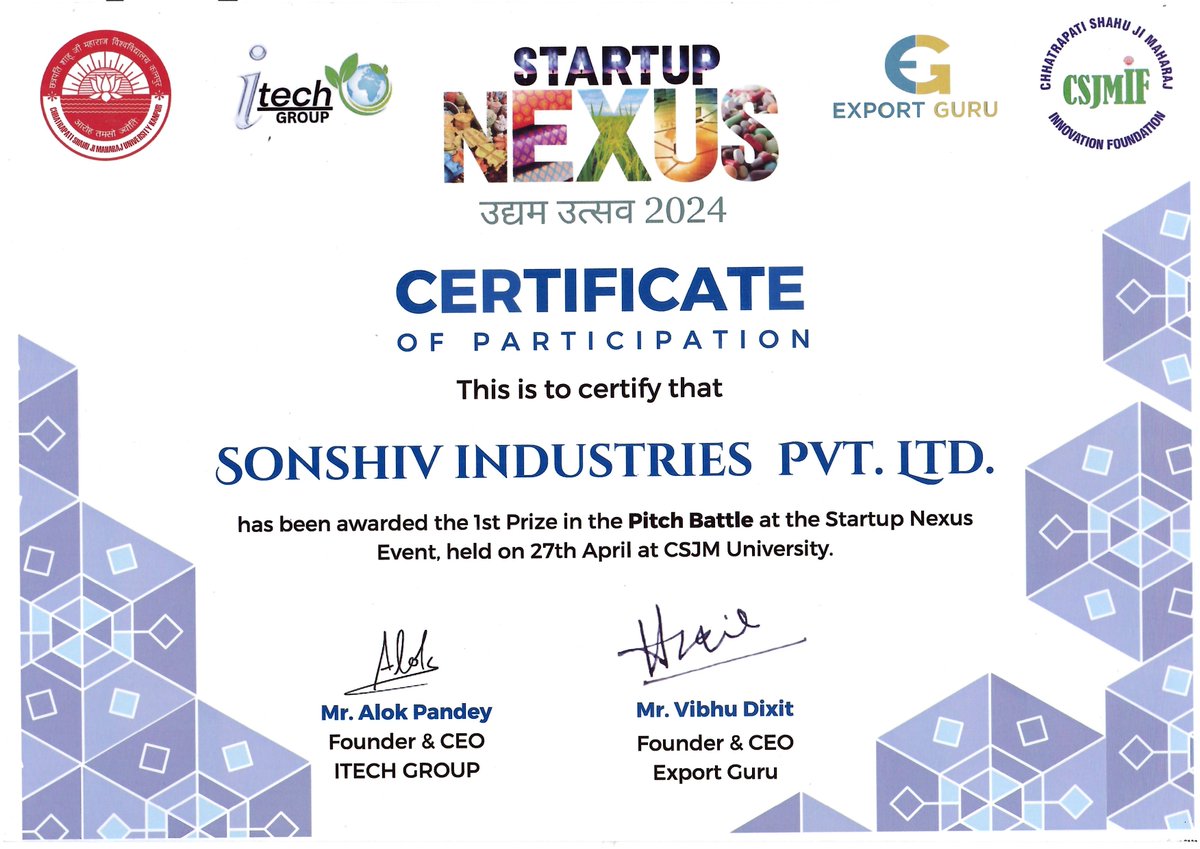 SONSHIV Startup Nexus Award 🥇prize 🏆🎉 #top #awardwinning #awards2024 #kanpur #kanpuruniversity #csjmuniversity #entrepreneur #startupbusiness #SONSHIV #SONSHIV_LIGHTS #SONSHIV_LED #SONSHIV_INDUSTRIES #SONSHIV_INDUSTRIES_PVT_LTD #SONSHIV_GROUPS #LED_LIGHTS