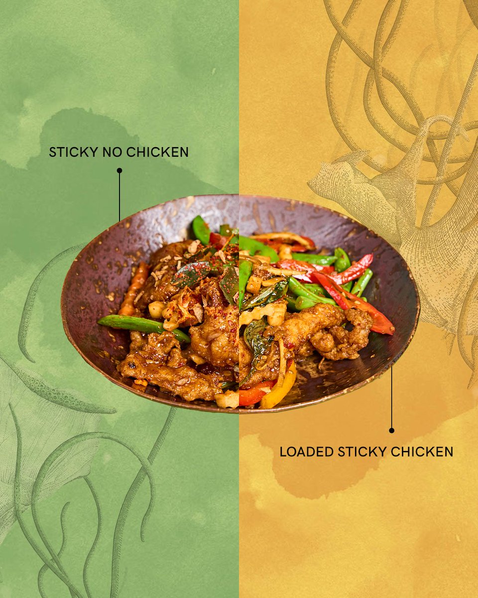 You're loving our Sticky No-Chicken on @deliveroo. 🌱🍗 The same eating joy as our Sticky and Loaded Sticky Chicken, but meat-free. Order now to try it for yourself.