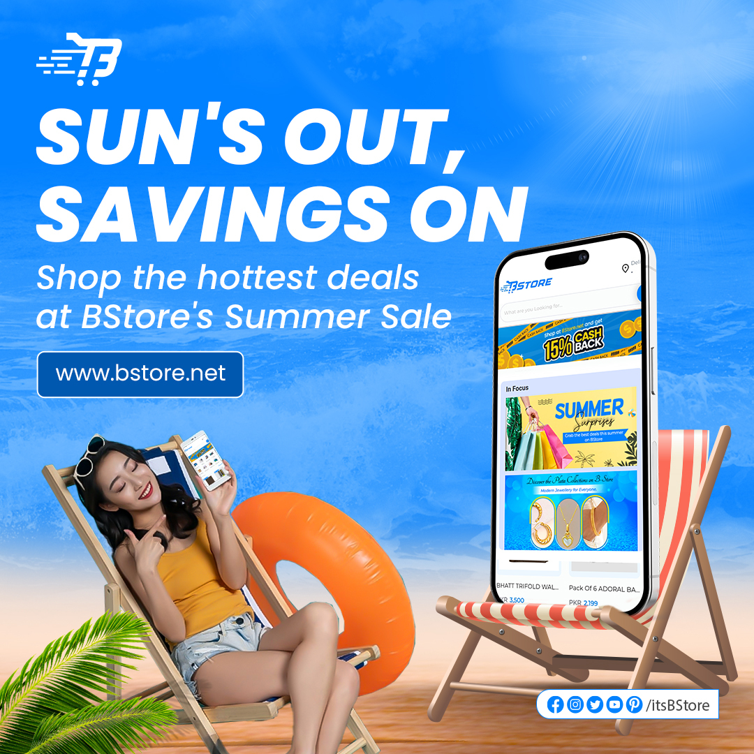 Turn up the heat on your savings! Explore Bstore's Summer Sale for scorching deals on your favorite products.
It's the perfect time to shop and save – don't miss out! 🔥🛍️

🛍in.bstore.net
.
.
.
#SummerSavings #HotDeals #BstoreSummerSale #ShopNow #SummerShopping #bstore