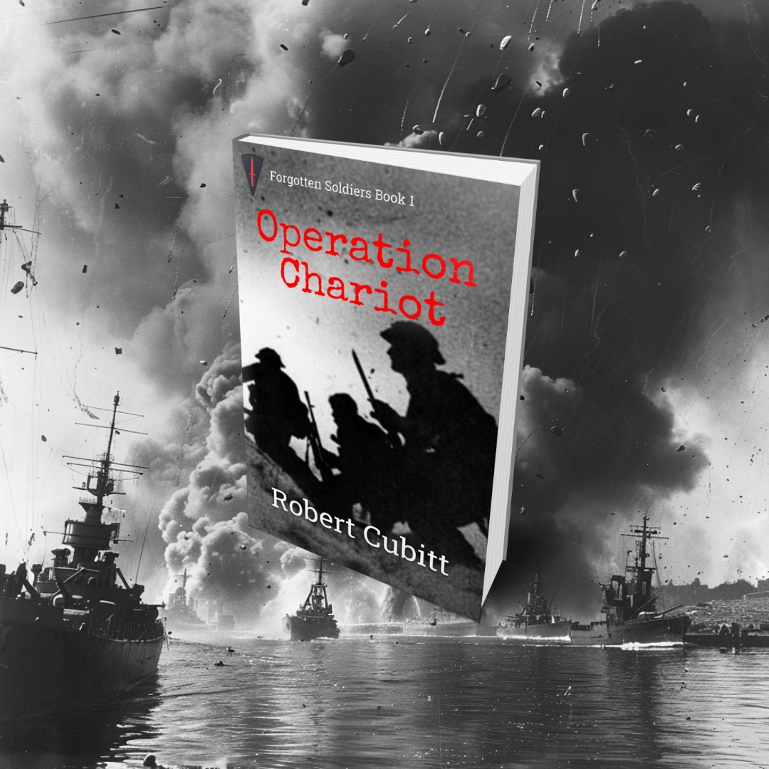 This is it, folks. This is the cover of my next book, the first in a new series which I have called 'Forgotten Soldiers. Book 1 is 'Operation Chariot'. More news coming soon. #ebook #book #WorldWarTwo #Commando