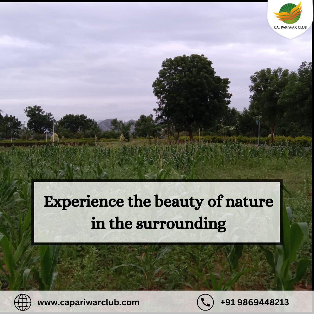 Escape the city hustle and find serenity at CA Pariwar Club! Immerse yourself in tranquil walks, delightful picnics, and the beauty of nature. Whether it's sunset views or bird songs, our club offers a peaceful retreat for all. #CAPariwarClub #NatureEscape #PeacefulRetreat