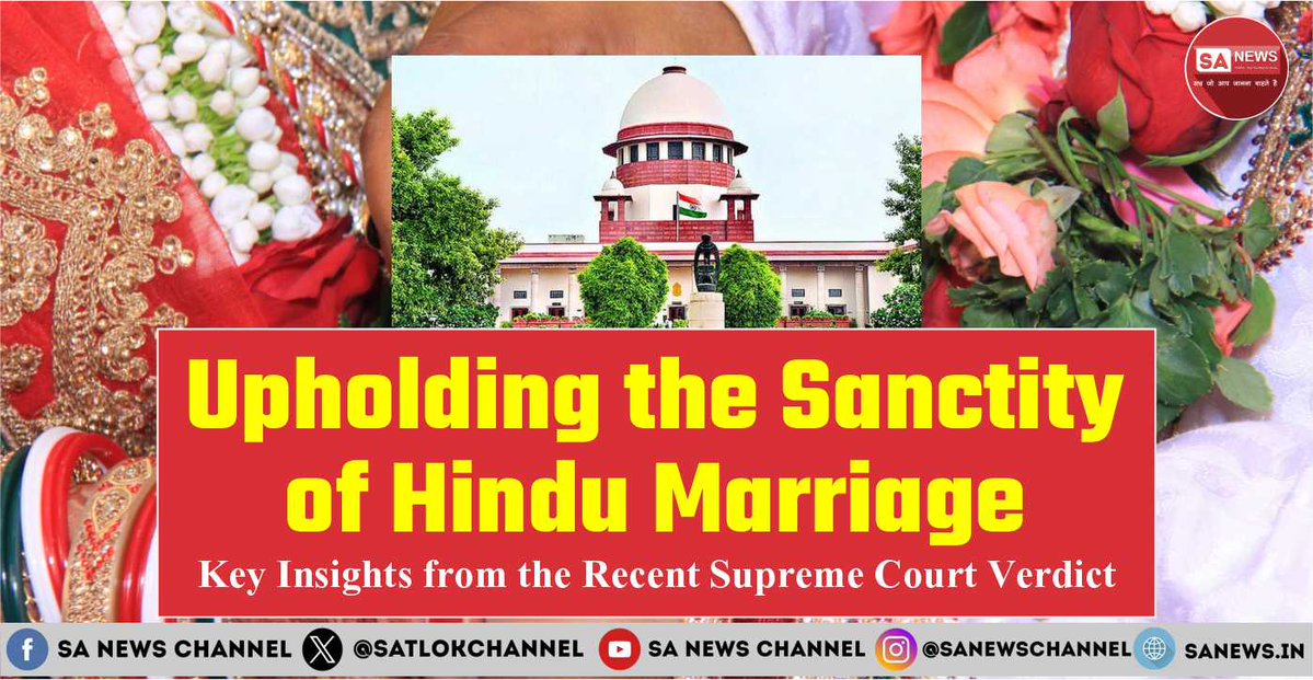 Discover the profound significance of Hindu marriages with insights from the Supreme Court verdict and Sant Rampal Ji Maharaj's teachings! Dive into our blog post to explore the sacredness of traditional ceremonies as mentioned in Devi Puran, the rejection of dowry, and the…
