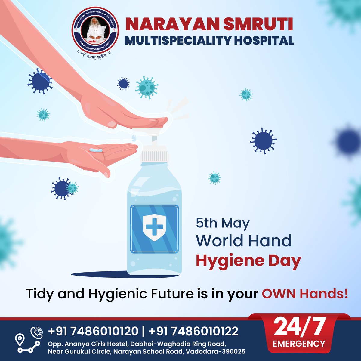 Maintaining hygiene and cleanliness near you and in your surroundings is the primary duty of every individual. Keep this going and always wash your hands as it holds the power of the present and future. #HandHygieneDay #CleanHands #HealthyHabits #StopTheSpread