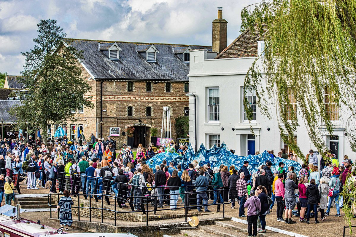 Celebrating EEL DAY in Ely today 😍 a beautiful sunny day with music and dance through the streets down to the river. 
It is a party in Jubilee Gardens! 
Ely, Cambridgeshire 
#EelDay #LovEly #bankholidayweekend #samba  #TheFens