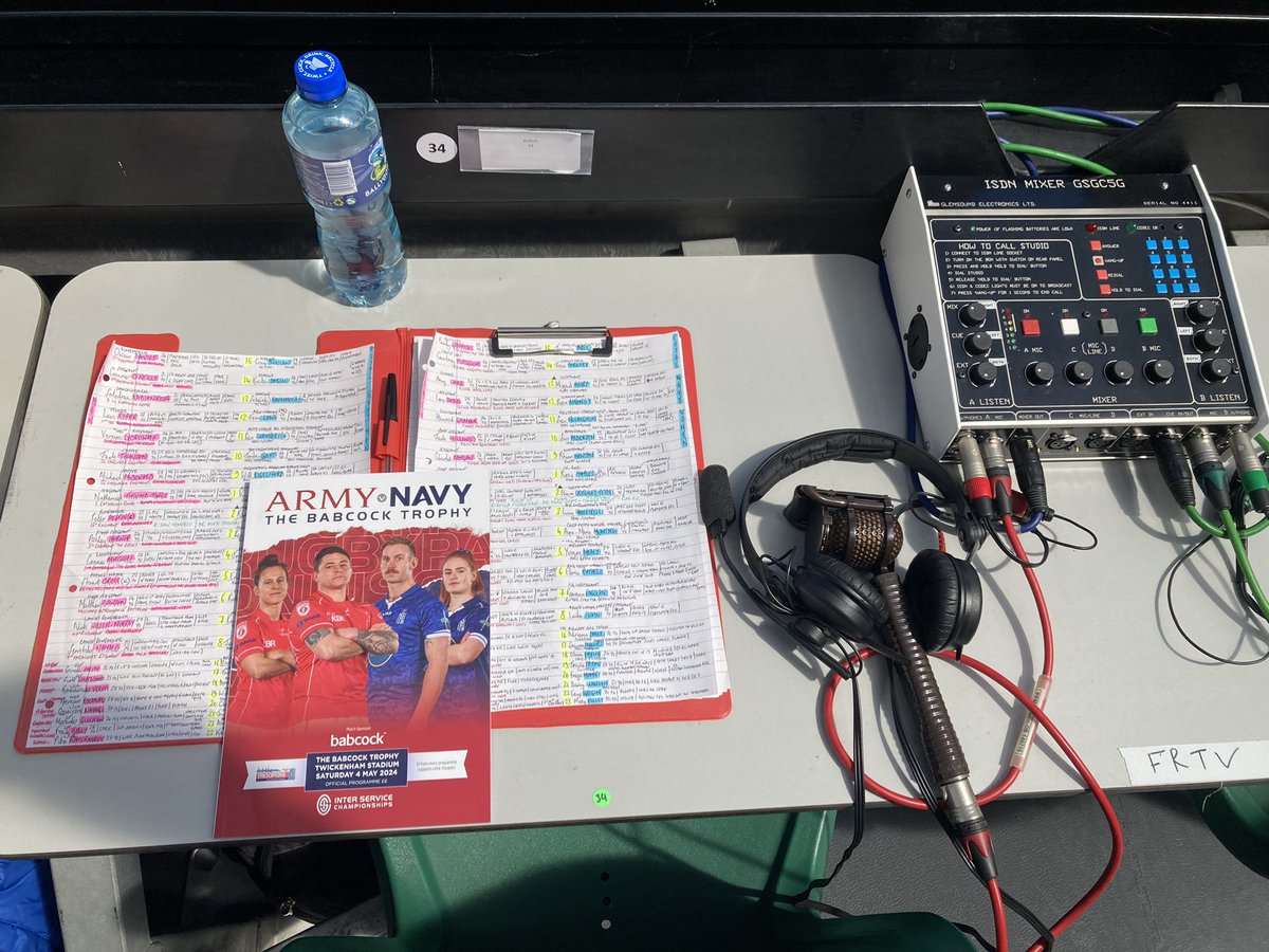Super day to be commentating twice @Twickenhamstad for @armyrugbyunion v @RNRugby with crowd of c.50k expected! Full audio-description commentary available via headsets at the Ticket Office. Men k/o at 2pm, women 4.45pm. #ArmyvNavy #audiodescription