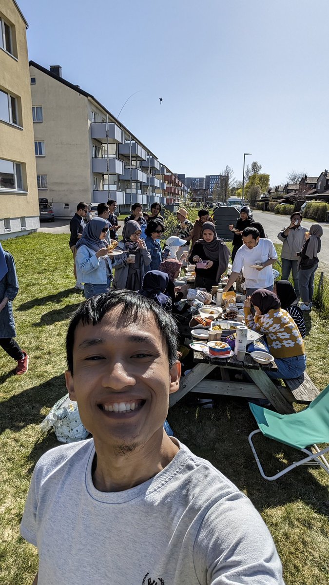 19° C, barbecue lagi sama warga Indonesia di Trondheim 🌞