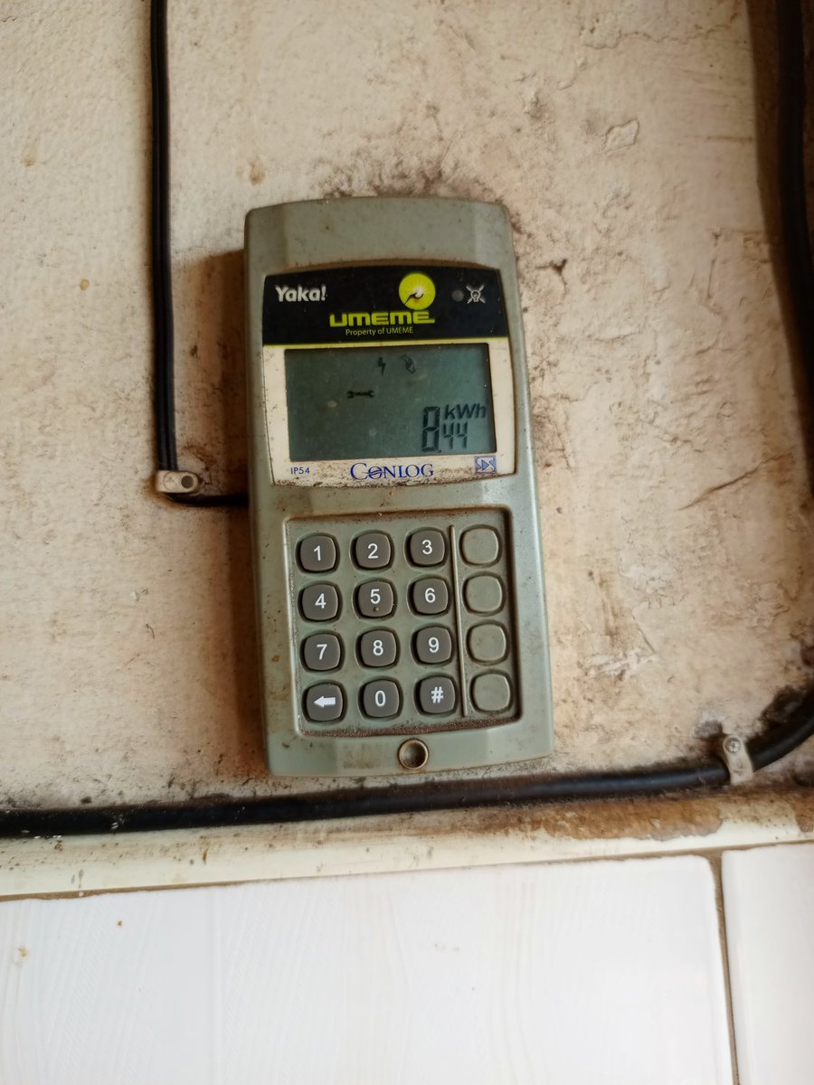 @UmemeLtd @UmemeAtService @SpoxOfUmeme This comes to my meter every time it rains. 04237455110 meter Number