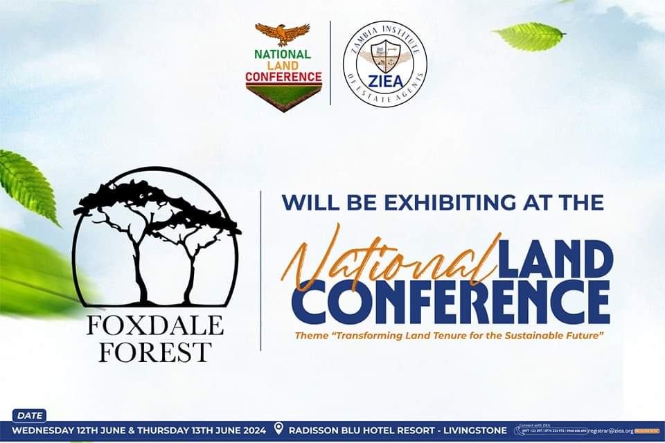 NefertariWaheeb's tweet photo. Exciting news! 
Foxdale Forest will be showcasing cutting-edge solutions at our National Land Conference! Don't miss the chance to explore innovative approaches to sustainable land management. Join us in shaping the future of land tenure #ZIEAlandConference 
#SustainableFuture https://t.co/HgMb7UH0Mi