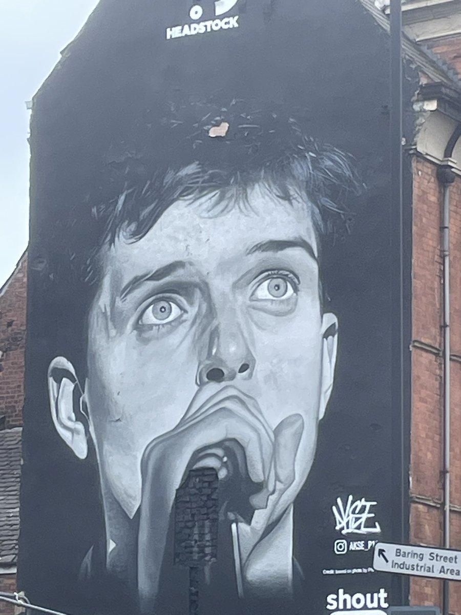 #LifeAchievement #IanCurtis #Manchester #Mural