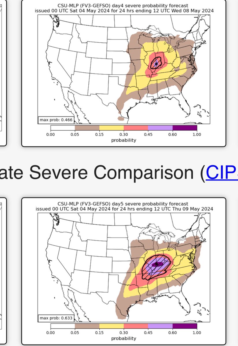 The Ohio and Mississippi valleys could be looking at some severe weather on Wednesday and Thursday. If wind shear gets in place it could get nasty #tnwx #ohwx #inwx #arwx