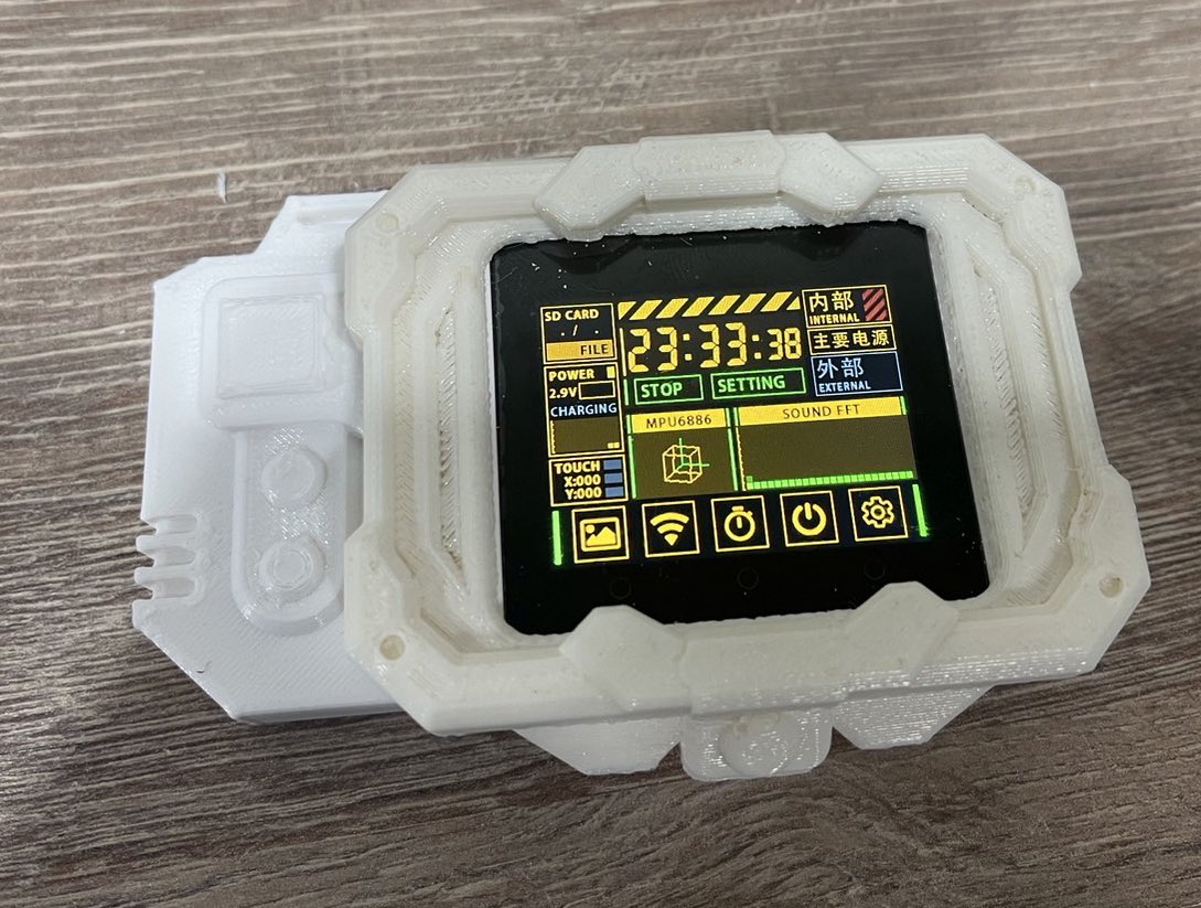 Excited to reveal the first version of my self-designed 3D-printed device, based on a virtual item from RTFKT's Animus website. This initial prototype includes a Micro Manager and an interactive display. Future enhancements will include additional buttons and features. Please…