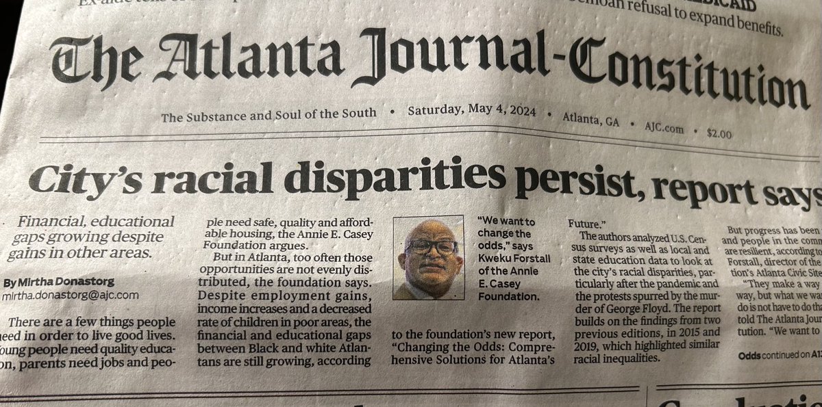 Read all the way to the end of this story by @ajc ⁦@mjdonastorg⁩. All kinds of needs for govt and education programs listed, but no mention of single-parent families as a contributing factor. Not. A. Word.