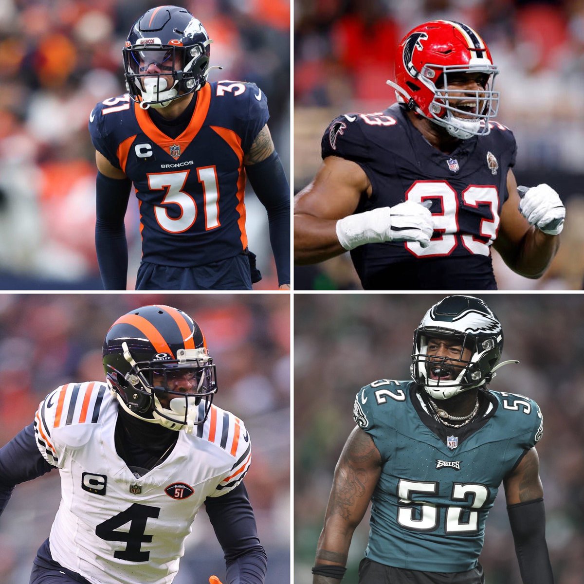 Which veteran FA would you want? • S Justin Simmons • DL Calais Campbell • S Eddie Jackson • LB Zach Cunningham #FlyEaglesFly